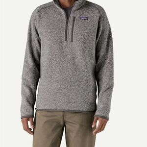 Patagonia Heathered Gray Fleece Pullover